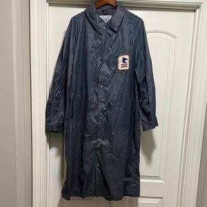 Vintage USPS United States Postal Service Long Duster RainJacket Raincoat Large